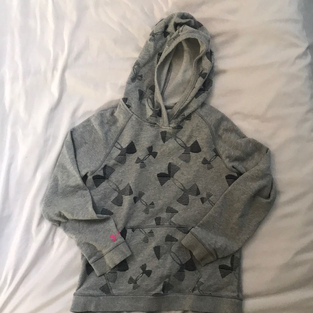 UA Gray and Black Hoodie
